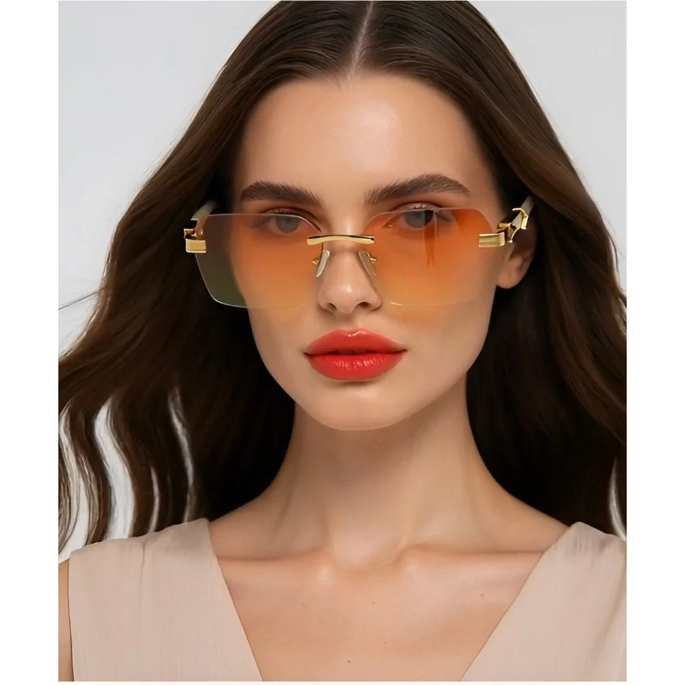 Luxury Sunglasses Women Fashion‎ Gradient Lens Vintage Sun Glasses Aviator UV400